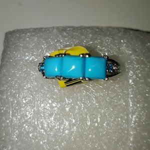 RING - SLEEPING BEAUTY TURQUOISE, APATITE, ZIRCON